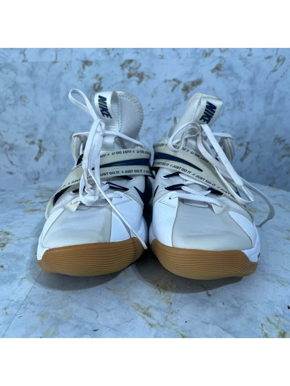 Nike React HyperSet Womens Size 10 Volleyball Shoes White Black Athletic Sneaker